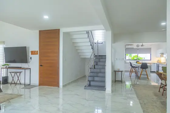 Entry hall and staircase