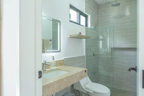 Bathroom with shower