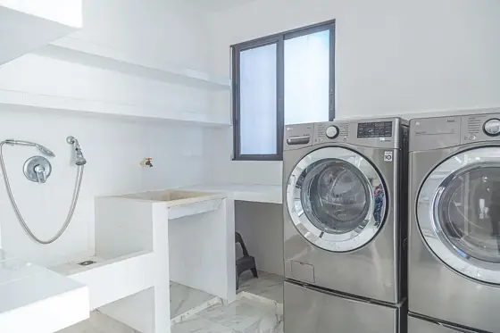 Laundry: washer and dryer